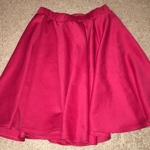 Red skirt small
